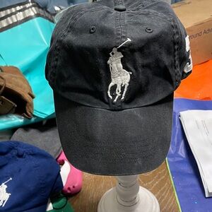 Polo by Ralph Lauren Dark Cap with White Logo
